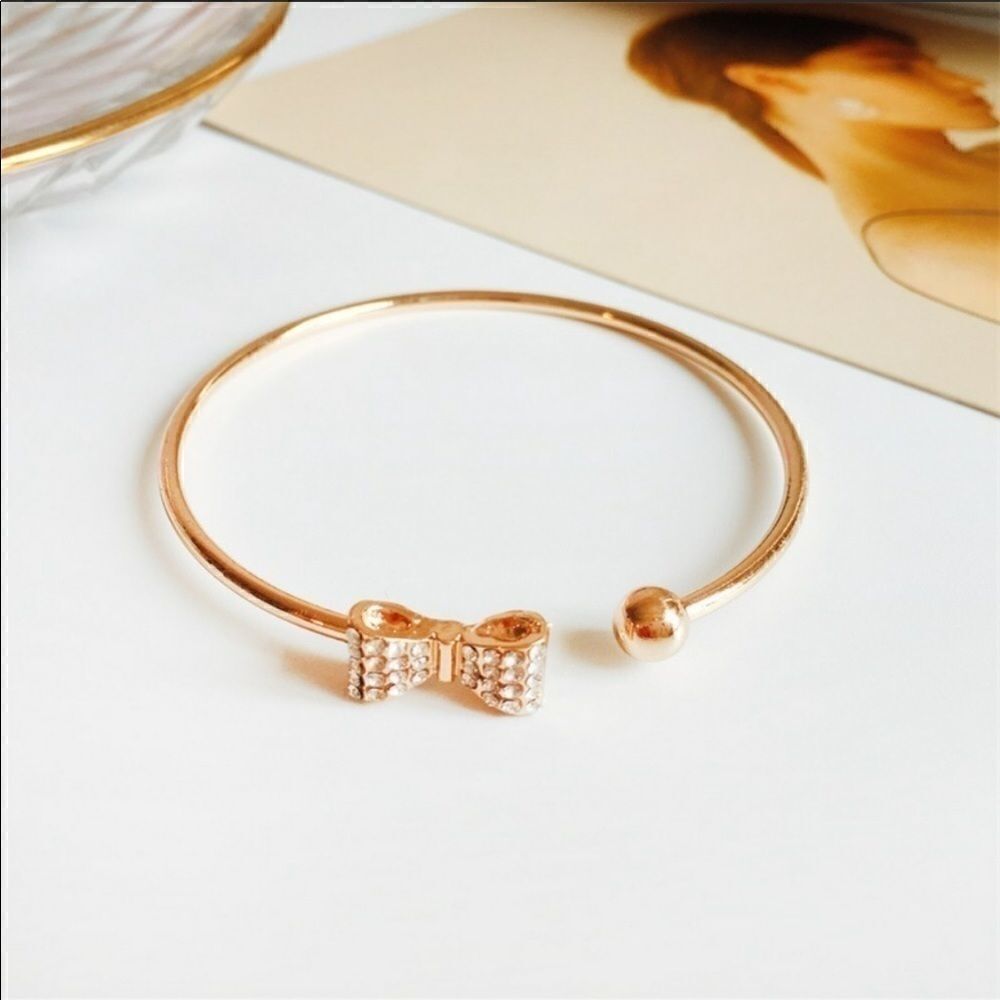 Bracelet Rhinestone Alloy Bow Cute Mix Match